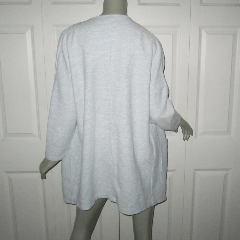 River Island Light Blue Waterfall Front Cardigan Swea… Gem